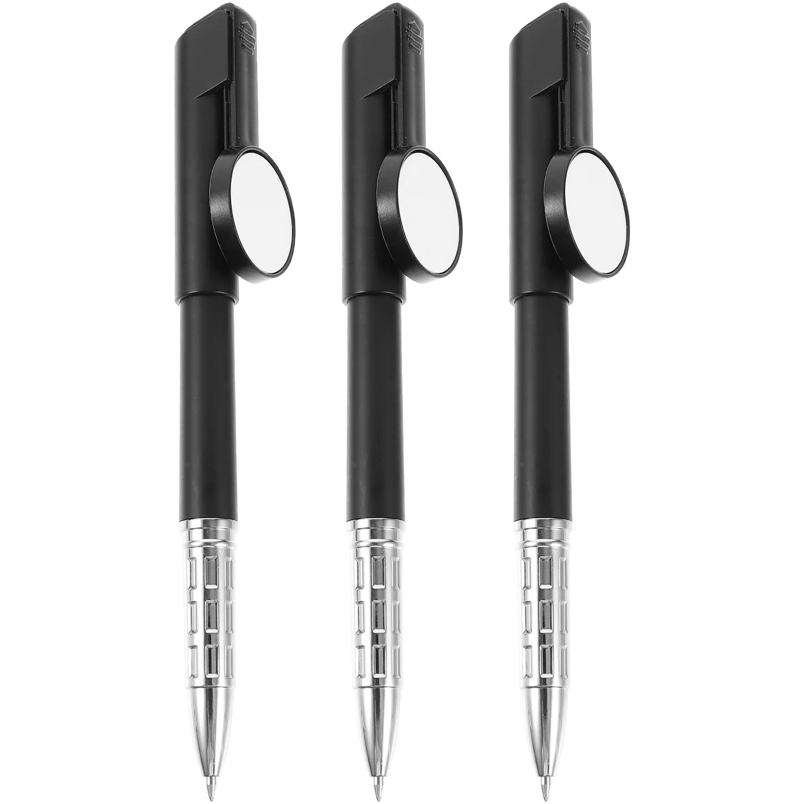 3 Pcs Sublimation Printing Blank Ballpoint Pen Advertising Gift Gel 3pcs Package (black) Pens DIY Pp Blanks Office