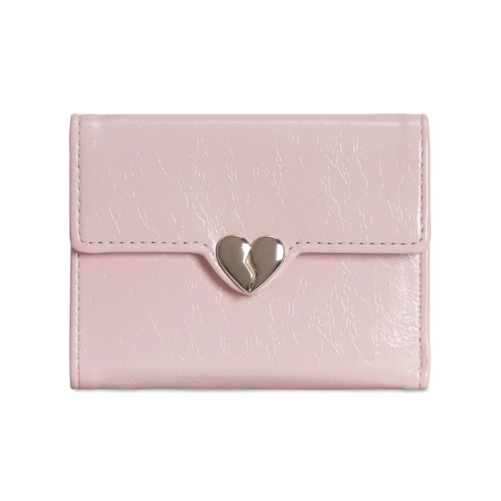 

New Cat Rabbit Printing Coin Purse Portable Tri-fold Mini Wallets Multi-Slot Folding Coin Pouch Gift