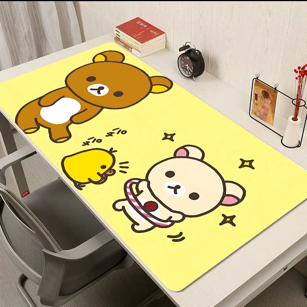 Japan SAN-X Rilakkuma Cute Mousepad New Arrivals Large Gaming Mousepad L XL XXL Gamer Mouse Pad Size For Keyboards Mat