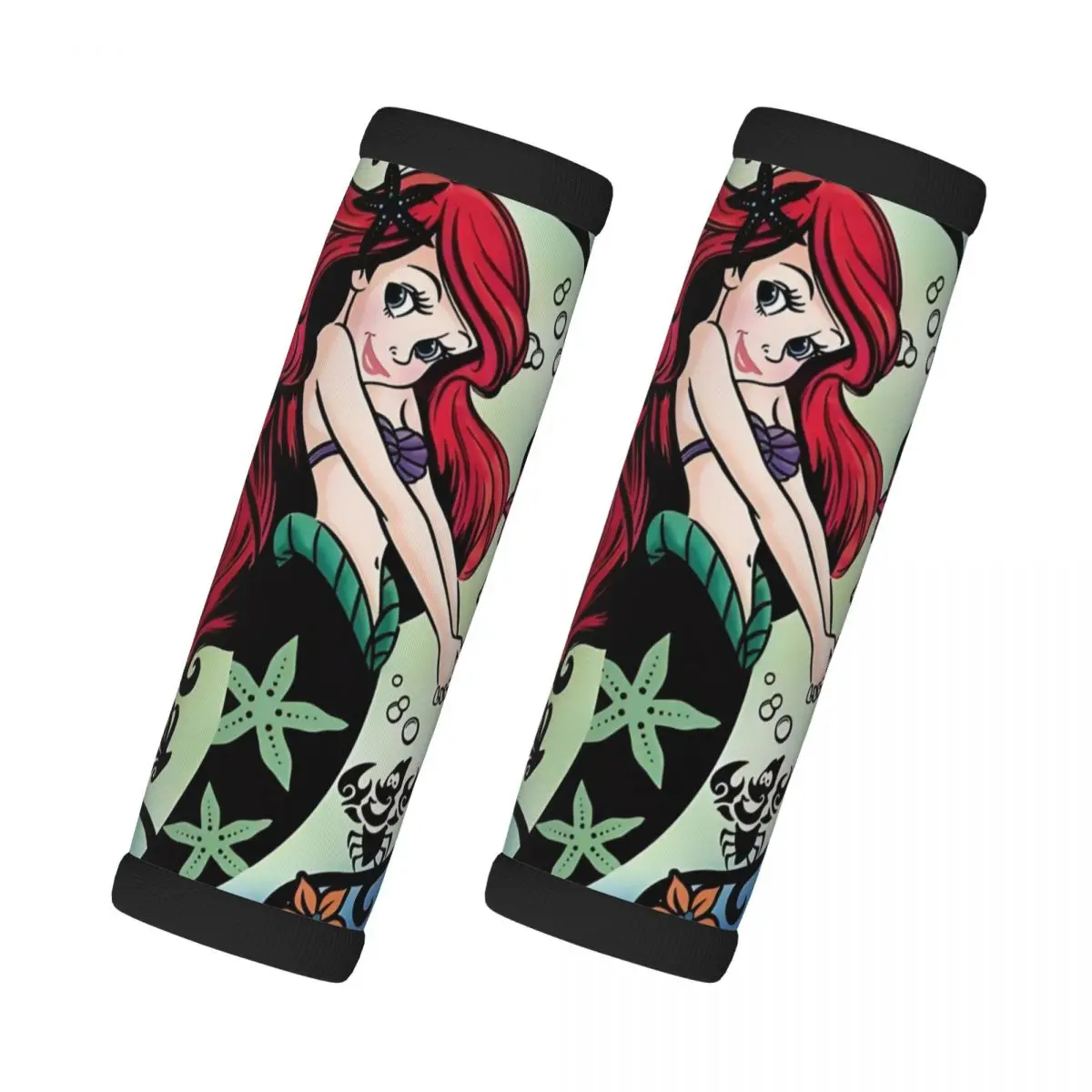 

Изготовленная на заказ ручка Русалочки, чехол для дверной ручки, чемоданы принцессы Ариэль, дорожные аксессуары