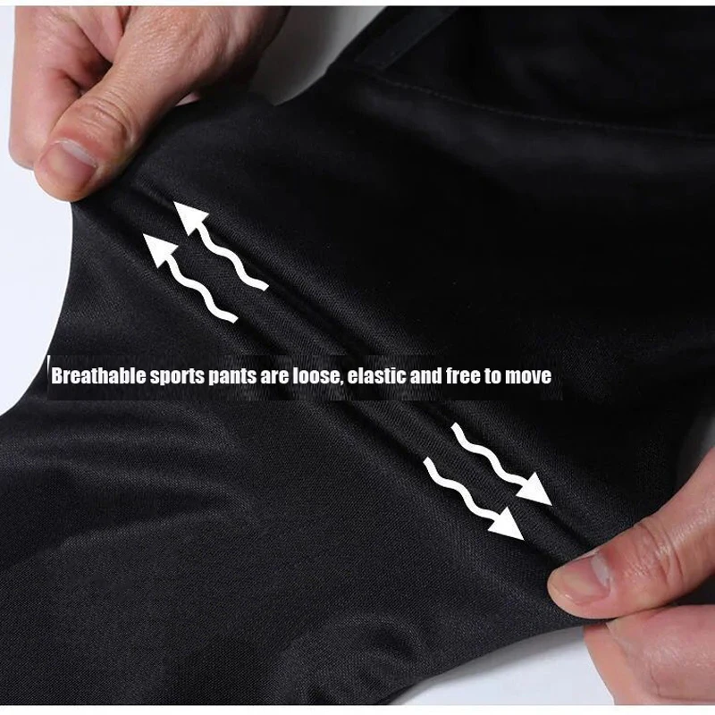 Calça masculina esportiva com bolsos com zíper, calça corrida, calças de futebol, treino, jogging, esportes, fitness, leggings de futebol, moletom
