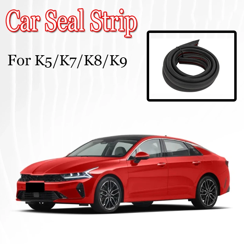 For KIA K5 K7 K8 K9 K3 K4 Car Door Edge Weatherstrip Car Seal Strips Pillar Noise Windproof Protection Auto Sealant Accessories