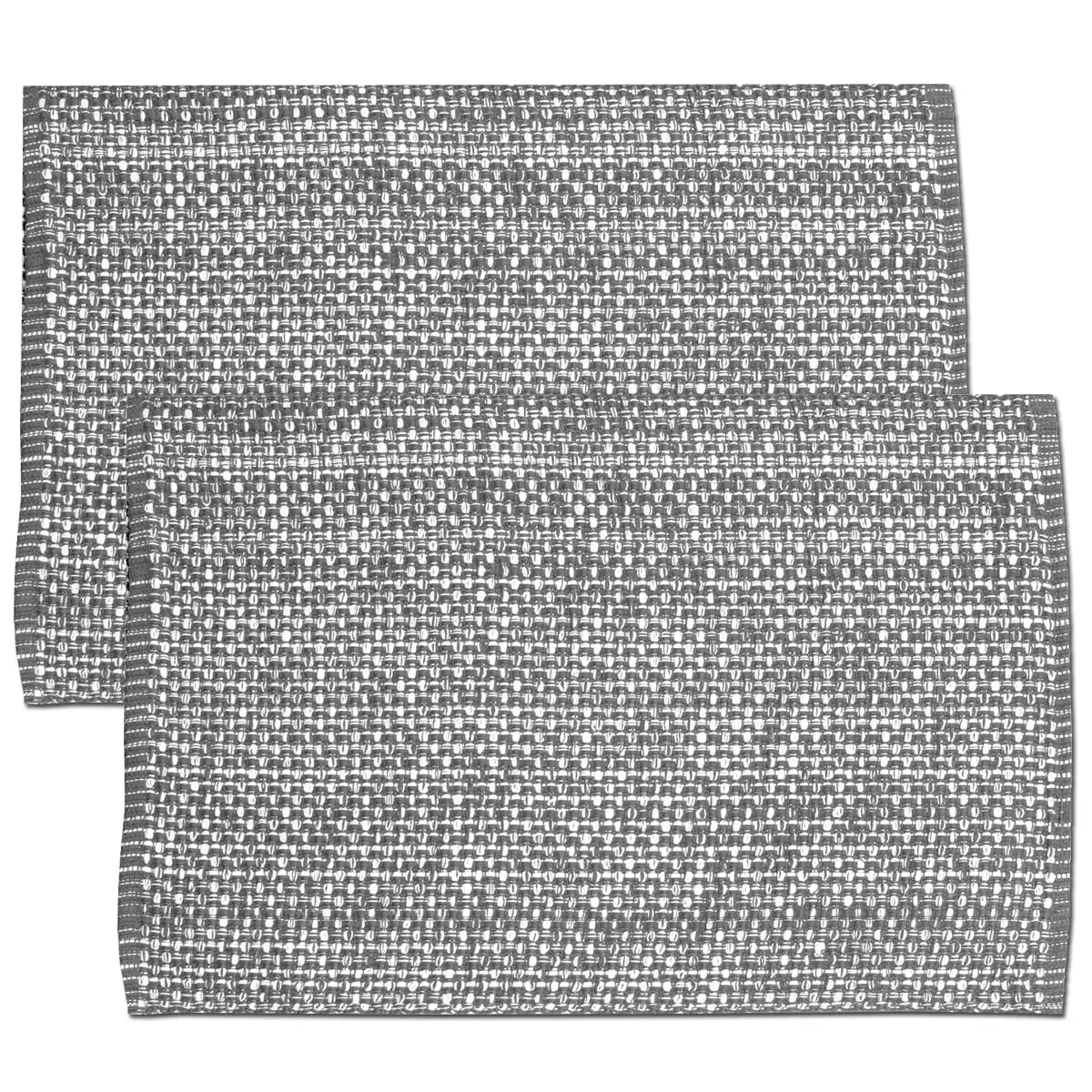 

Trends Collection Two Tone Woven Placemat 100% Cotton 10 X 19 6 Pack