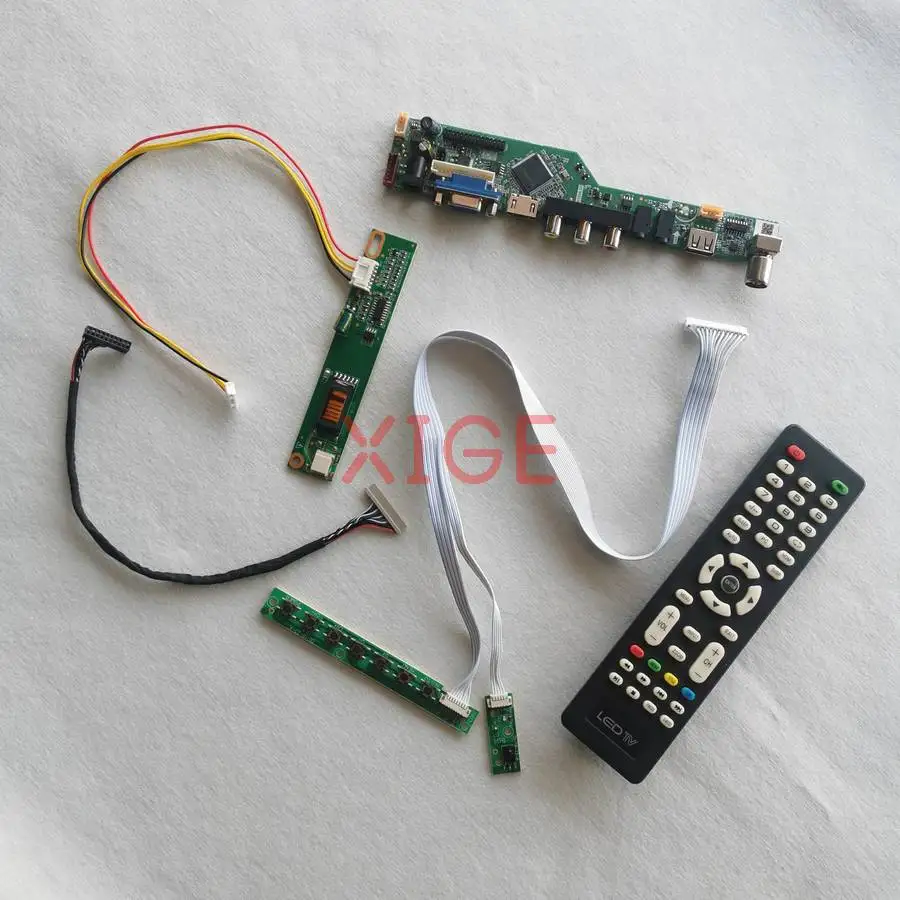 

Комплект плат контроллера для LTD121EC3L LTM12C505K LTD121ECAK LTD121EA41, LVDS 20-контактный, 1-CCFL, 1024x768, HDMI+VGA+AV+USB