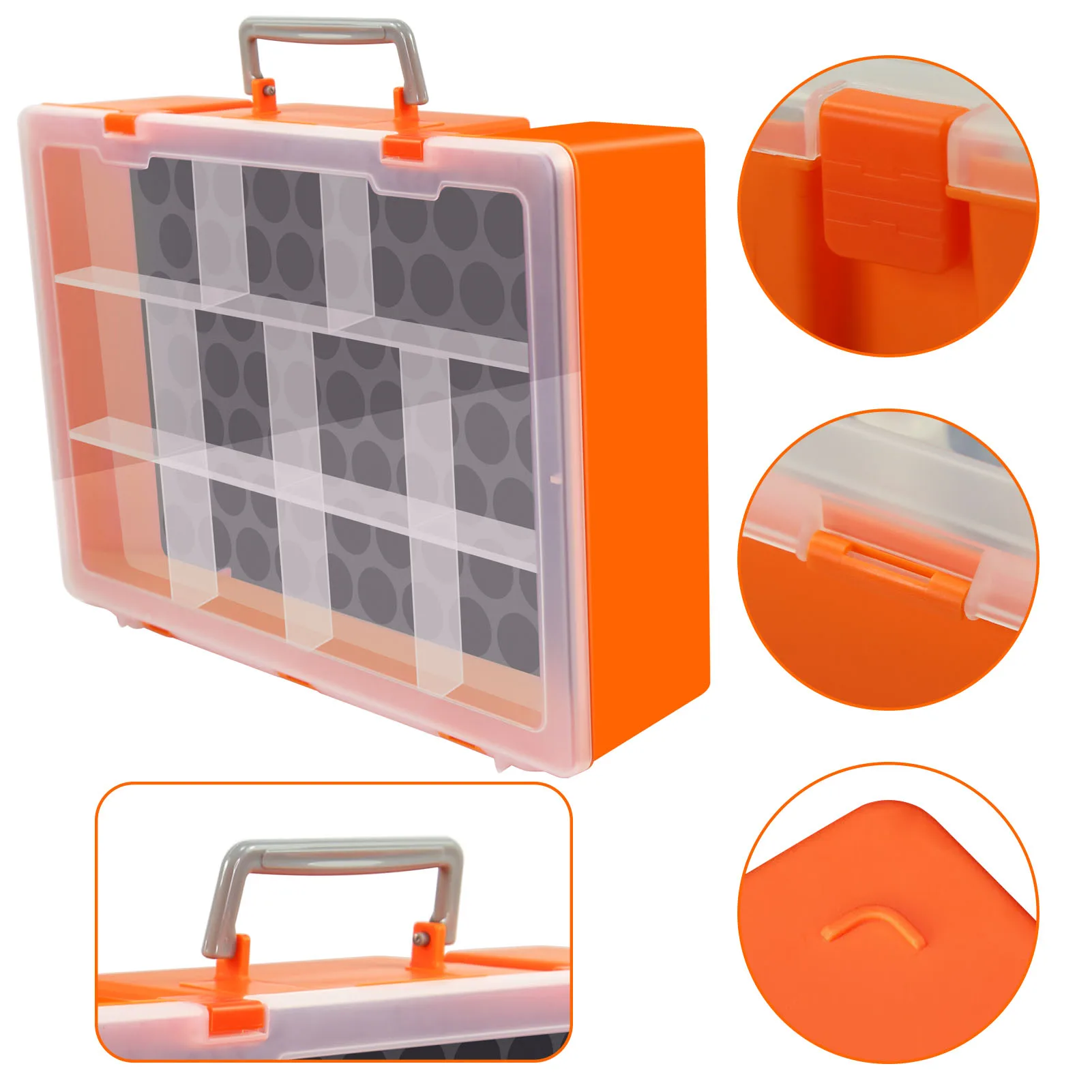 Evemodel Model Verf Organizer Pigmentfles Opbergkoffer Dual-Layer Draagbare Doos Sn 03S