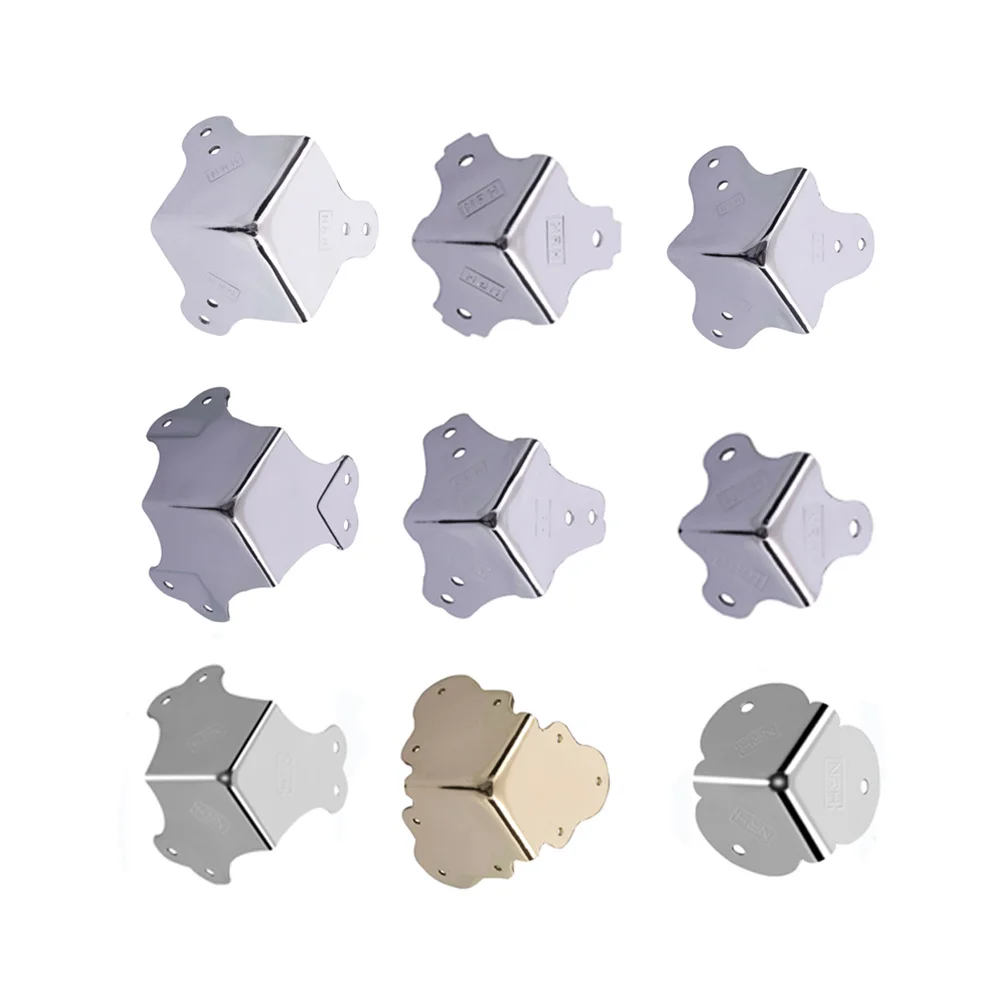 

4Pcs Box Corner Protector Durable Practical Long Service Life Unique Design for Jewelry Case Desk Worktops Gift Wooden Box