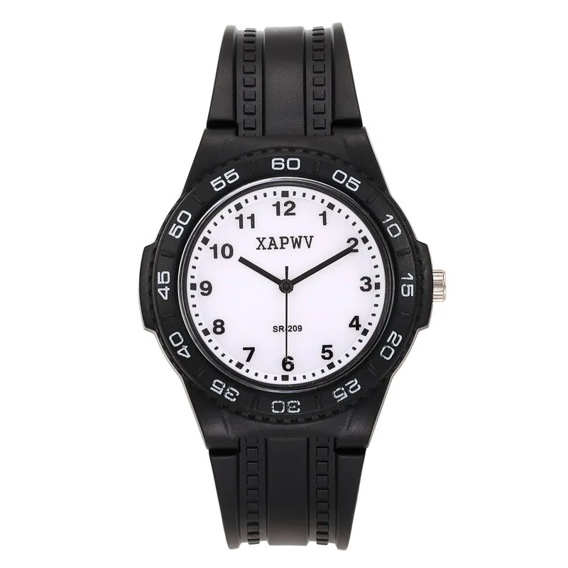 Trendy Quartz Waterproof Children's Silicone Watch Sports Fashion Casual Male Student Watch Female Wristwatch