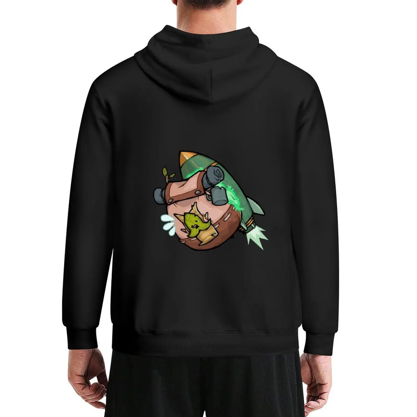 

Korok rocket space program Hoodie men's coat graphic t shirts men anime clothes men clothes new in hoodies