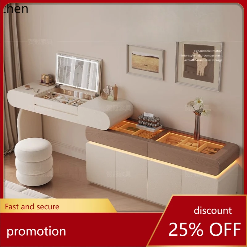 HT solid wood clamshell dresser, high-end master bedroom chest, integrated dresser, locker