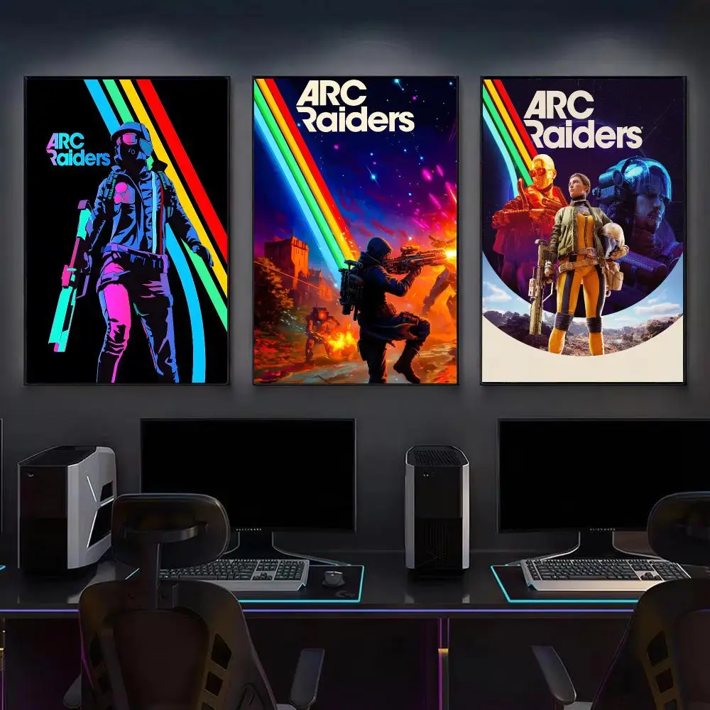 Game A-ARC Raiders Poster Modern Aesthetic Gaming Room Decor Canvas Wall Art Poster Cool Room Stuff
