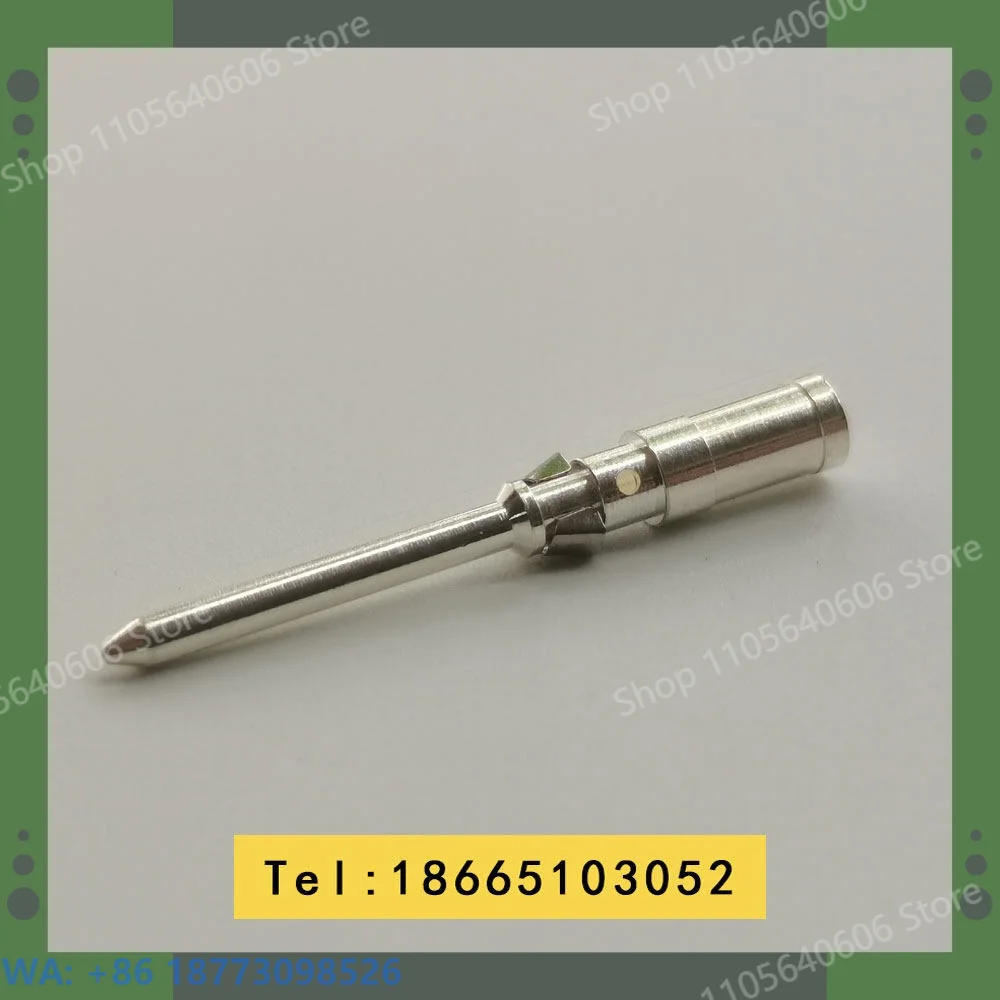 10PCS, New 09150006101 HARTING Connectors Crimp Pin 10A Male Pin Silver Plated 1.5mm ²