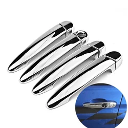 FUNDUOO For BMW X5 E70 2008-2013 Chrome Car Door Handle Cover Trim Sticker Styling Auto Accessories