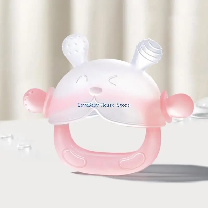 BX0D تهدئة لعبة Teether التعليمية الحسية للحيوانات الرضع Teether