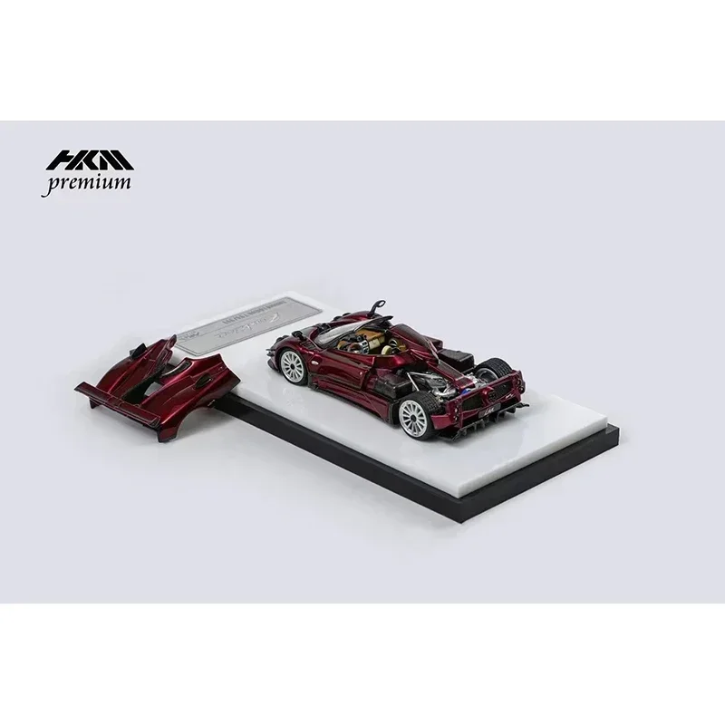 HKM 1:64 Zonda 760 Roadster 2022 Diecast Diorama مجموعة نماذج السيارة ألعاب مصغرة