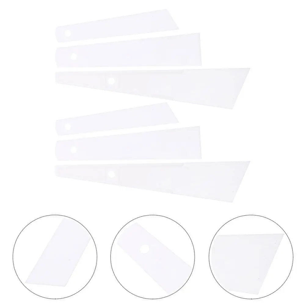 

2Sets Glue Smear Stick Plastic Comfortable Grip Durable Handmade DIY Tool for Glue Paint Craft Pattern