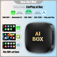 CarPlay Ai Box Android13 Android Auto Carply 3in1 Wired to Wireless Smart Multimedia Box Built-in Netflix YouTube Google Play