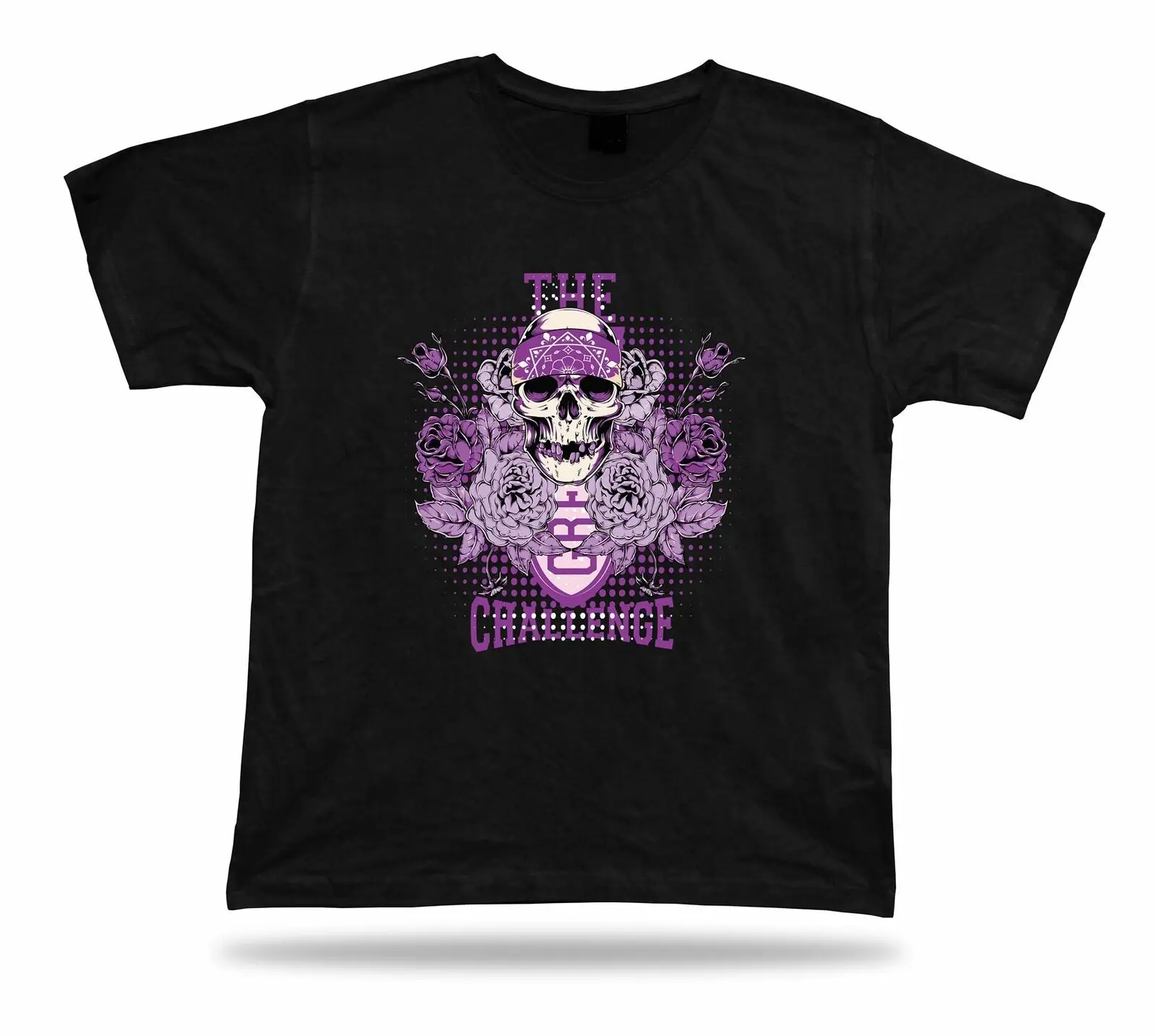 Tshirt Tee Shirt Birthday Gift Idea Great Challenge Skull Gangster Retro Classic