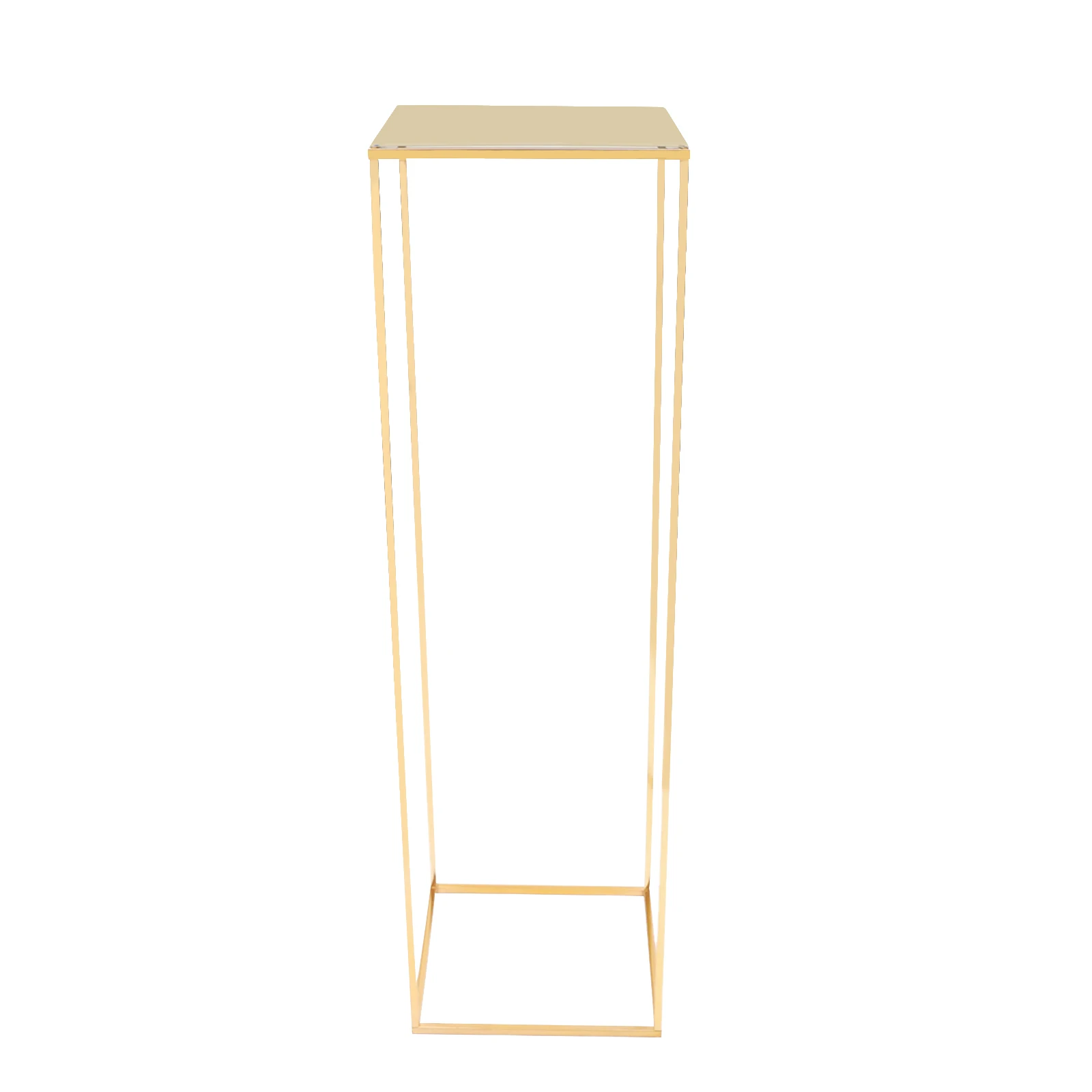 Glamorous Gold Metal Flower Stand - Versatile for Weddings, Parties, and Home