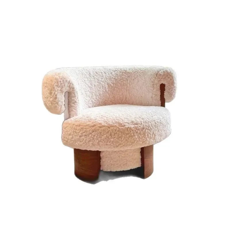 

Retro cream wind rotating single so fa cha r designer medieval chair bedroom leisure c hair living room lazy ch air