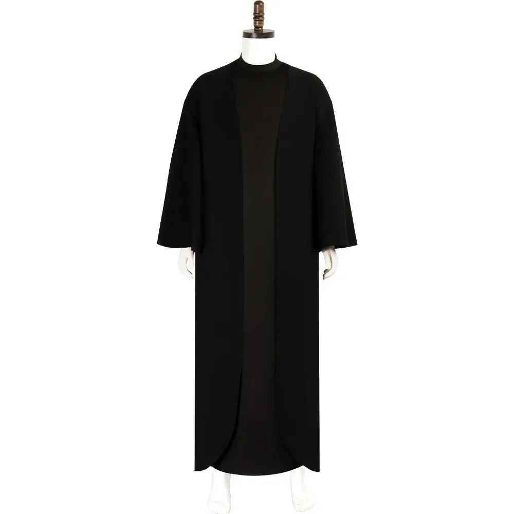 

Movie Lord BLACK ROBE Cosplay Costume Long Robe Outfit Cloak Cape Halloween Carnival Disguise Suit
