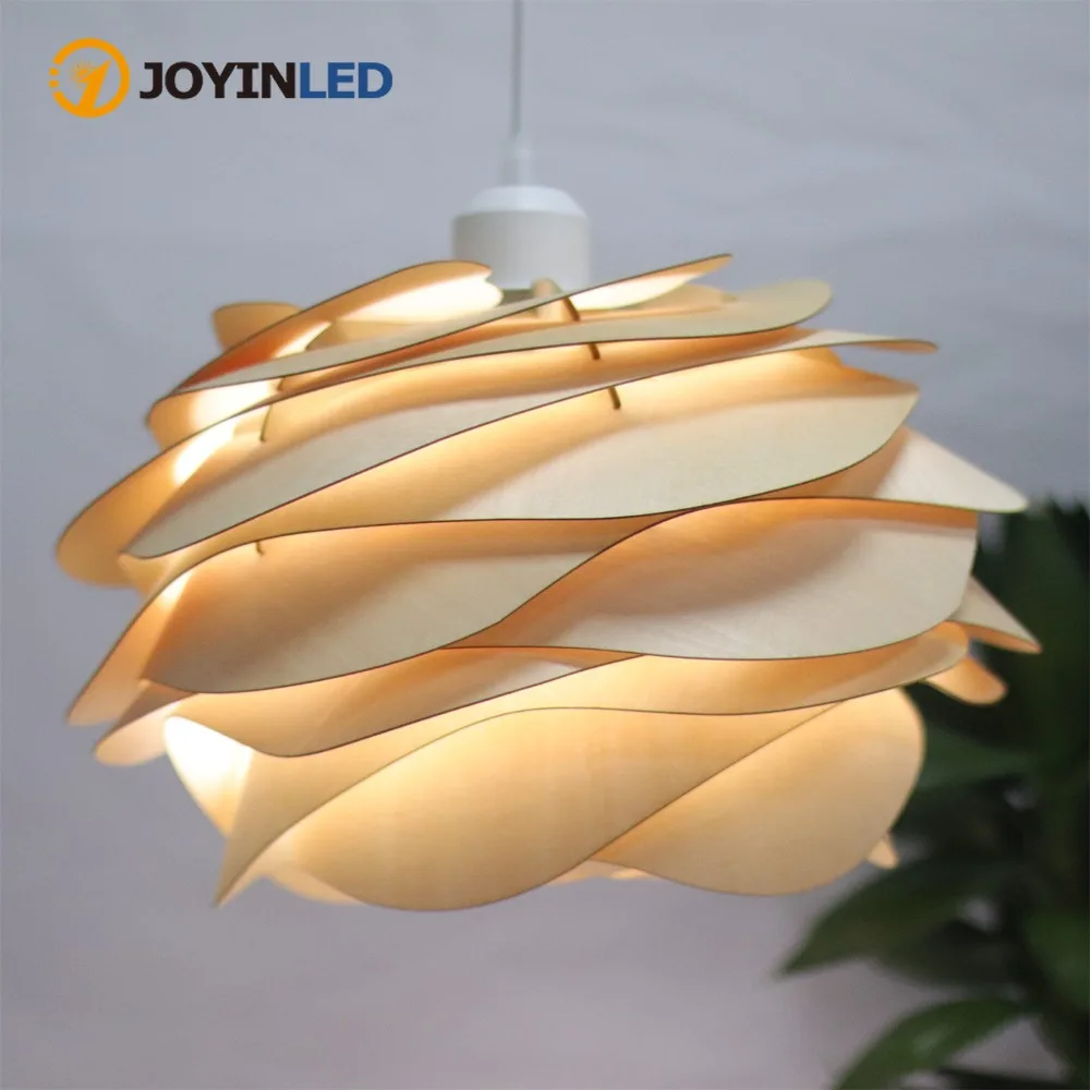 

JOYINLED New Chinese-style Creative Wood Pendant Light for Living Room Bedroom Southeast Restaurants Corridors Modern Simple
