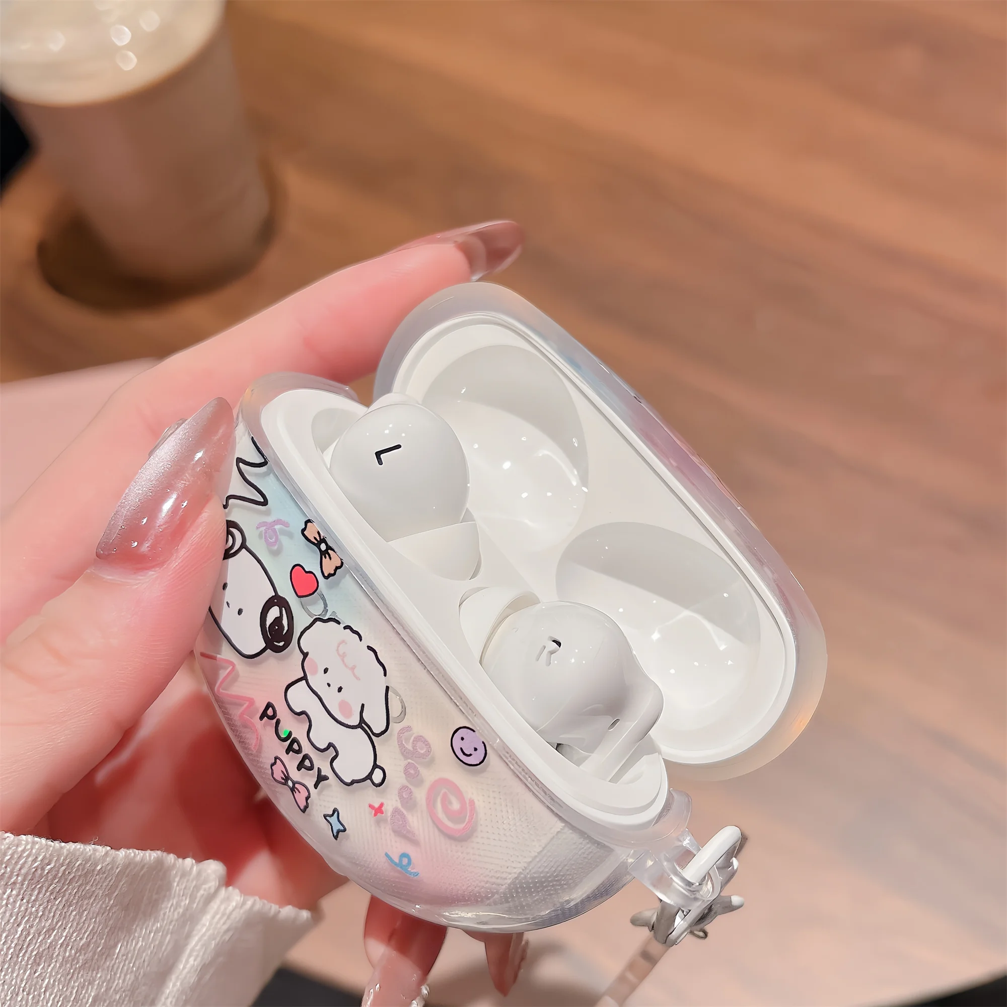 For OPPO Enco Air 4 Pro Case Cartoon Transparent Soft Shell For OPPO R3 Pro Earphone Shockproof Cover - view 6