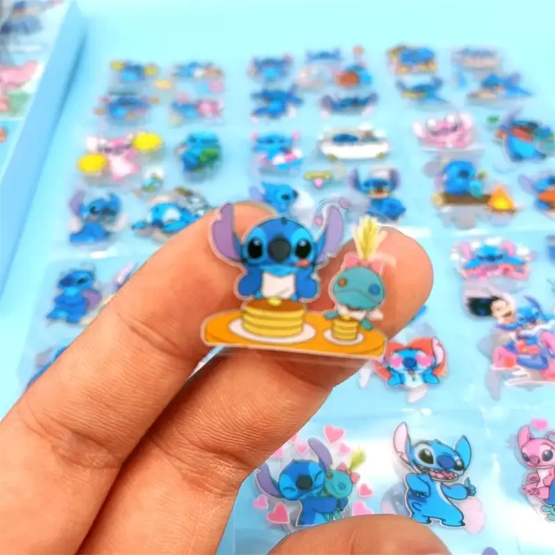 100pcs/box Lilo Stitch Stickers Water Cups Mobile Phone Stickers Disney Anime Accessories Diy Cartoon Decoration Kids Toys Gifts