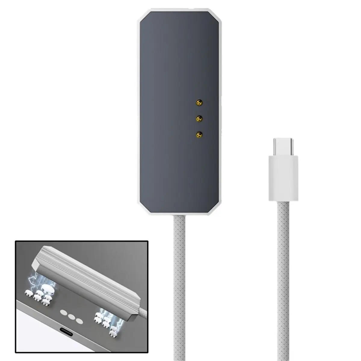 A32I 2M PD 35W USB TYPE-C Magnetic Wireless Charger Charging Fast Cable for Pro for Air M2/M3//M5 2018-2022