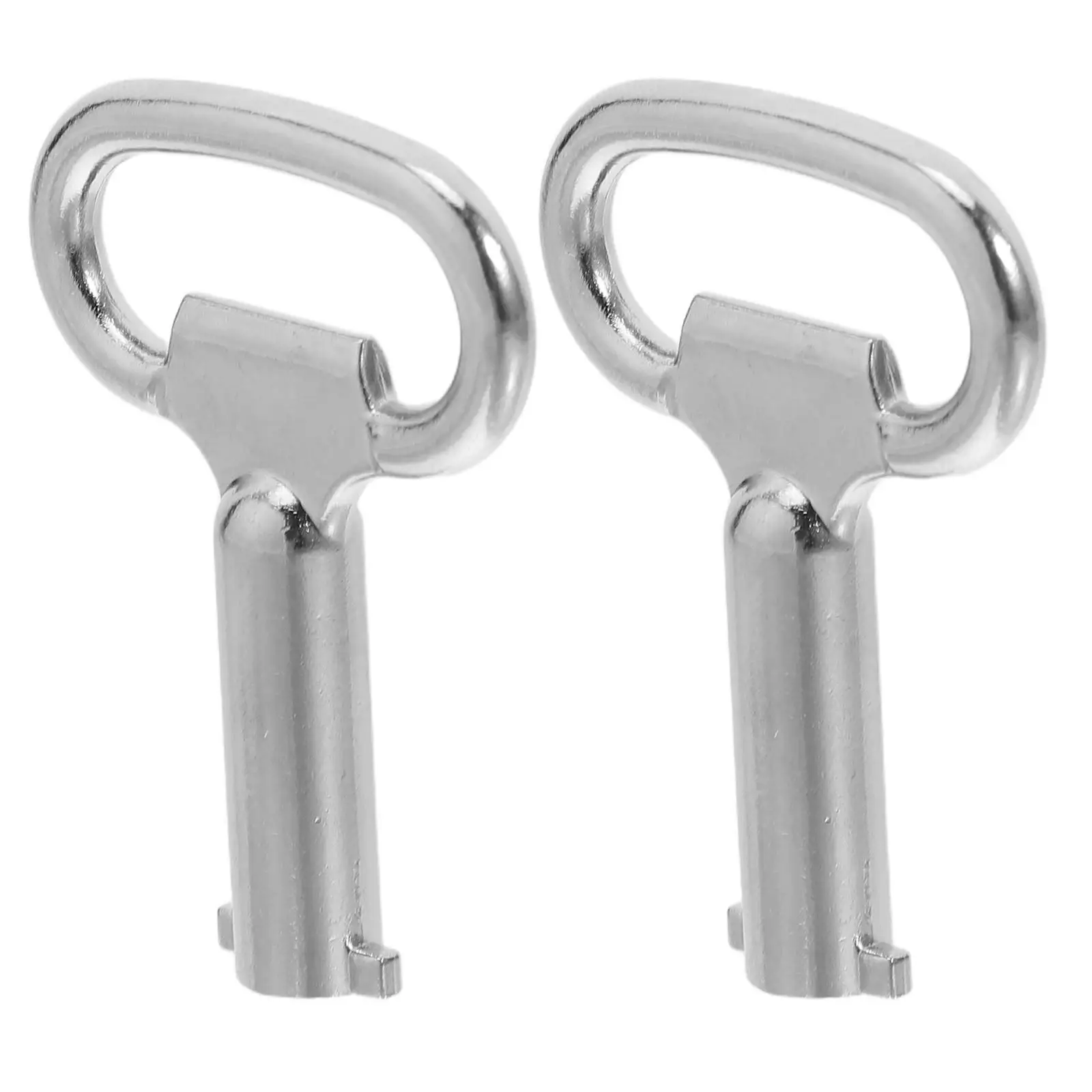 

2Pcs Zinc Alloy Universal Valve Key Hardware Supplies Metal Keys Electrician Tools Water Intake Gas Meter Radiator Bleeding