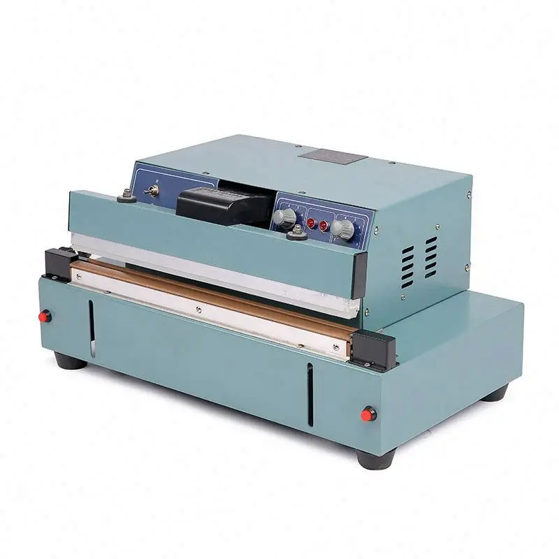 Semi Automatic Foot Operated Impulse Sealer Aluminum Plastic Bag Sealer For Food Chemical Packaging