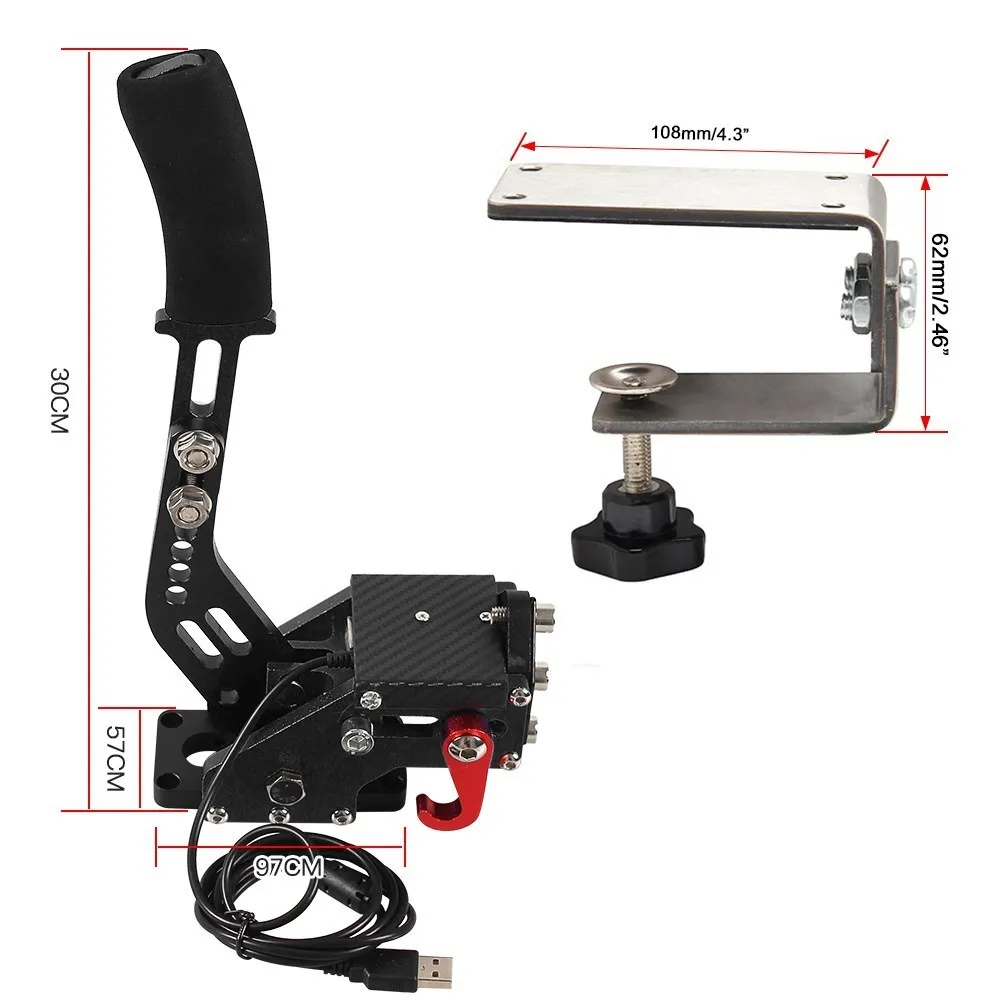 Brake System Handbrake For Rally For Logitech G29/G27/G25 PC 14bit Hall Sensor USB SIM Racing For Racing Games T300 T500 HB-1009