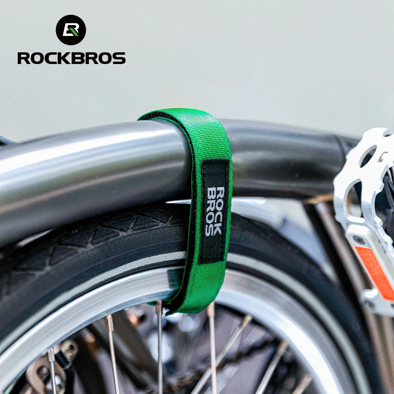 ROCKBROS-Sangle pour roues de vélo pliant Bromsilice, sangles de corps, ceinture de rinçage, sangle de jambe, pantalon, extérieur