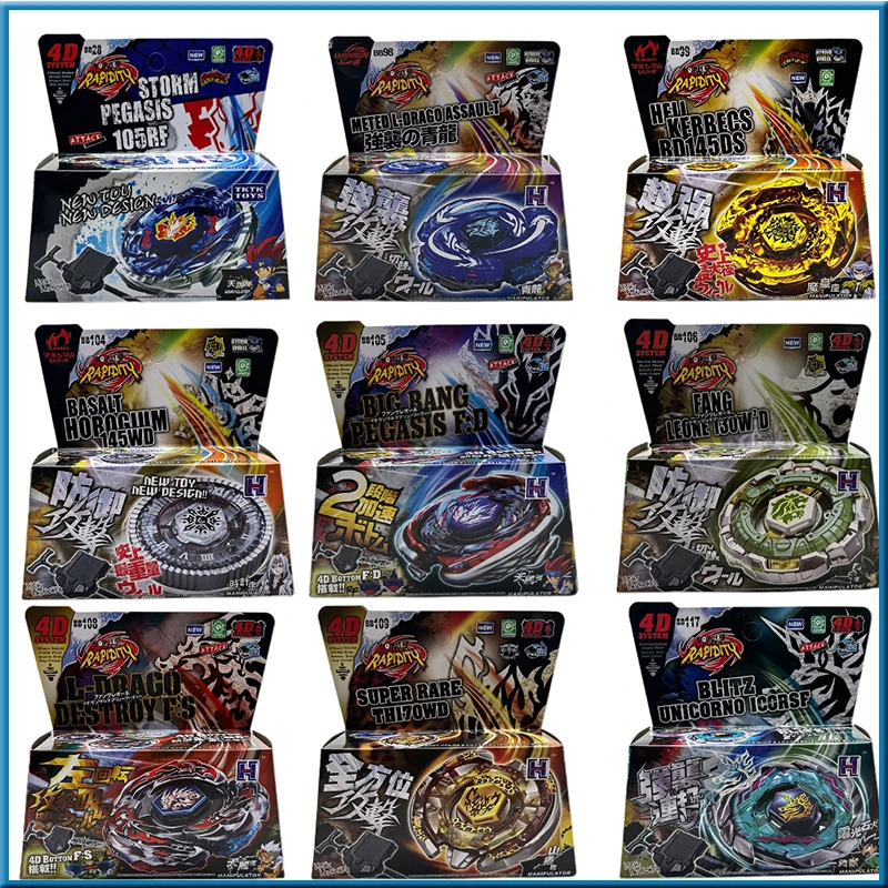 30 Styles of BB28 BB99 BB104 BB105 BB106 Toupie giratorio superior 4D Metal Fusion Sets The Ultimate Battle Toy Gift for Kids