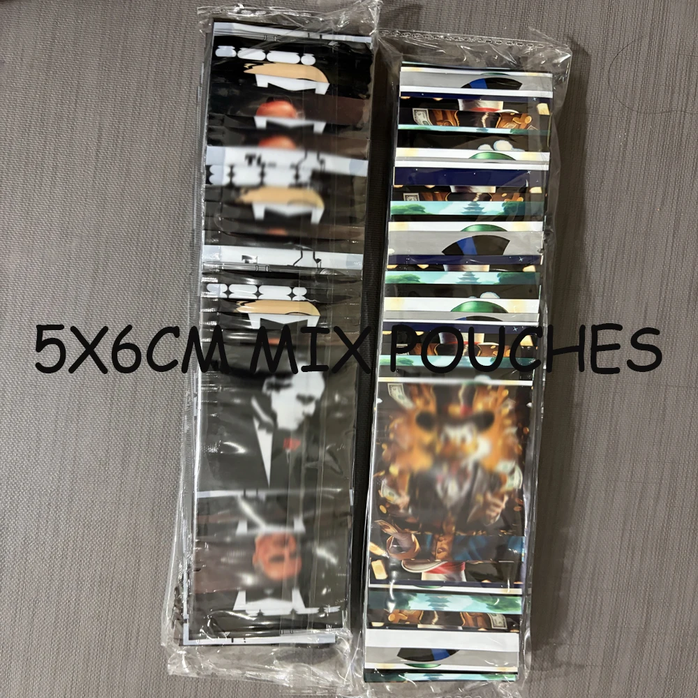 5x6cm Mix Cartoon Lebensmittel-Zipperbeutel 1g für Süßigkeiten, Kekse, Kaffee, Gewürzpulver – Wasserdichte, wiederverschließbare Mylar-Beutel