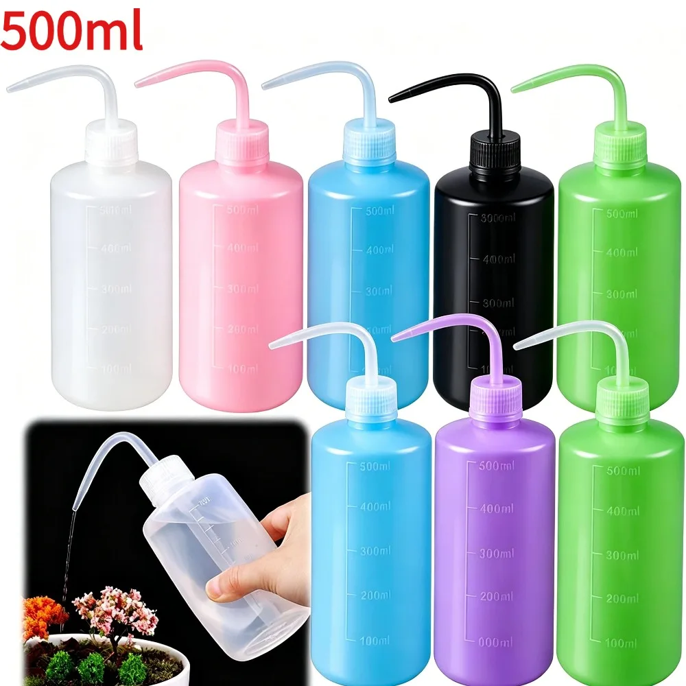 Plastik-Quetschsprühflasche Tattoo-Waschflasche Pflanzenbewässerungsflasche Flüssigseifen-Sprühflasche Gießkanne 500ML