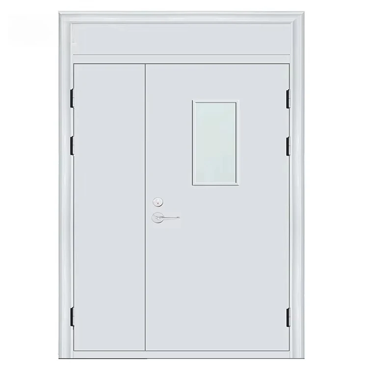 China CCC Certificated Security Customized Metal Fire Rated Fireproof Industrial Sliding Swing Steel Fire Rated Door