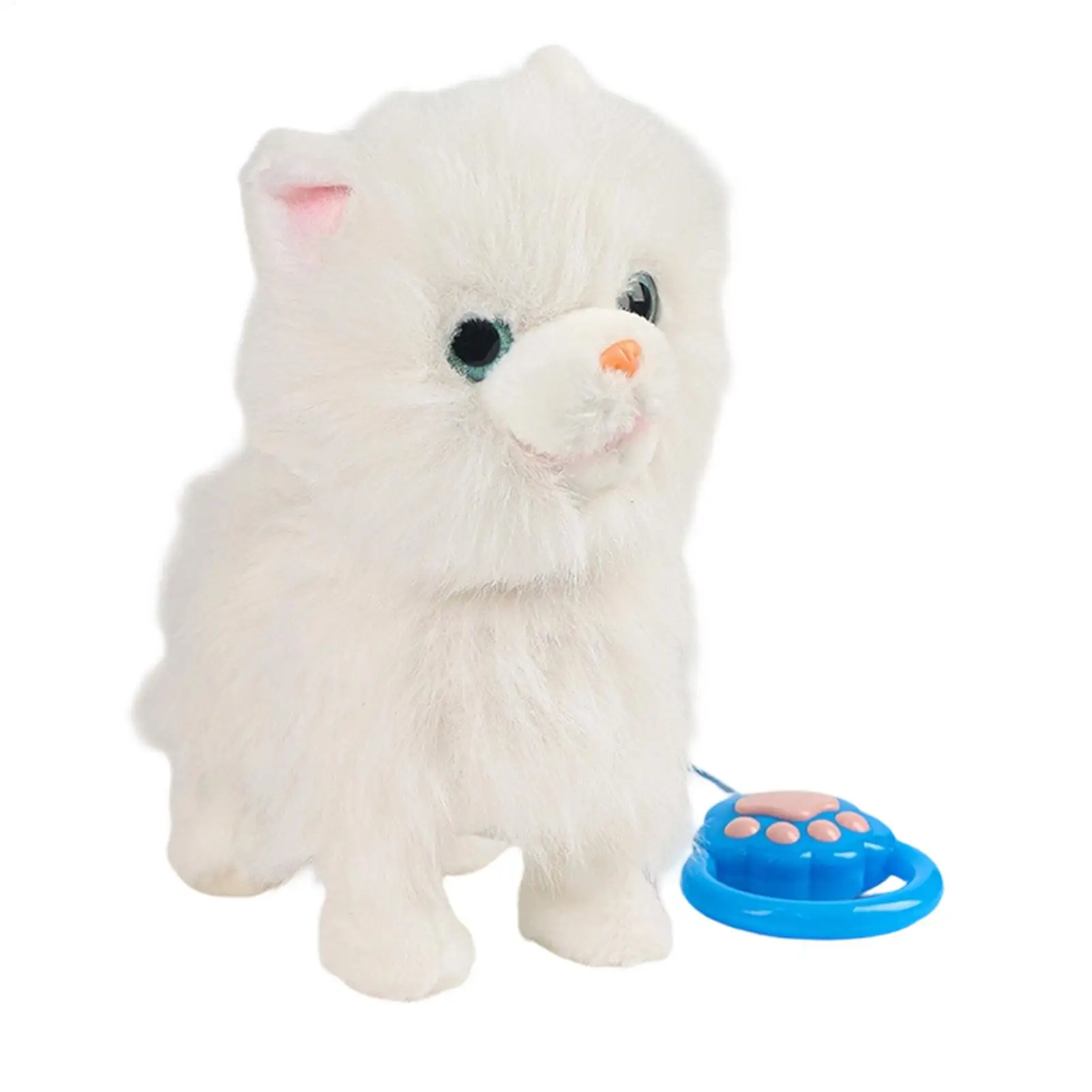 Interaktywna elektroniczna pluszowa zabawka - elektryczny pluszowy pies, kiwający się ogonem, śpiewający, zwierzę towarzyszące dla dzieci, chłopców i dziewcząt.