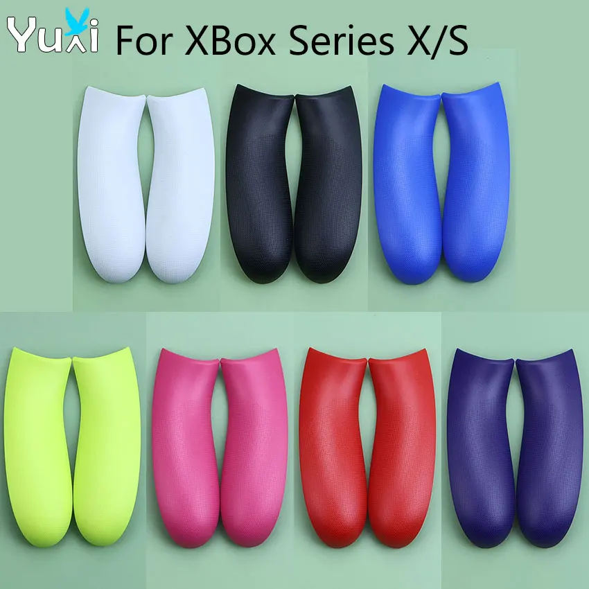 YuXi 1 Set Ersatz-Griffabdeckungen für die Rückseite des Xbox Series X S Controllers, linke und rechte Seitenschienen