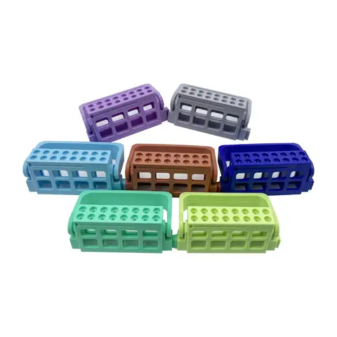 डेंटल 16 छेद वाला ऑटोक्लेव एंडो बॉक्स प्लास्टिक रूट कैनाल फ़ाइल होल्डर एंडोडॉन्टिक बर ड्रिल स्टैंड स्टेरिलाइज़र केस डेंटिस्ट्री ऑर्गनाइज़र 10 best sales दंत चिकित्सा उपकरण आयोजक - №9