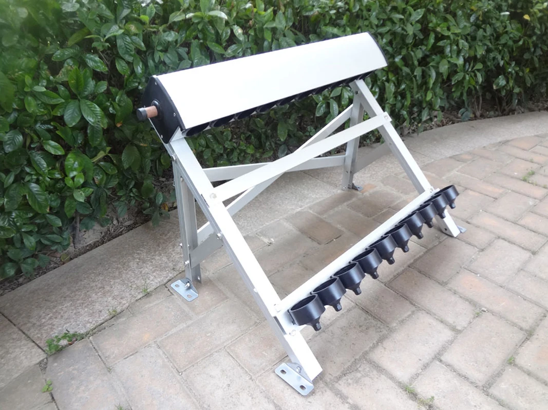 Coletor 10 Furos com Suporte para Coletor Solar Tubo 58*500 mm para Aquecedor Solar de Água