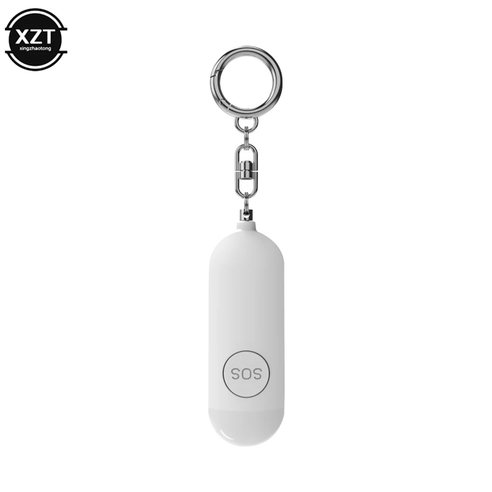 Auto-defesa Alarme Keychain para Mulheres e Meninas, Alerta de Segurança Pessoal, Alarme de Emergência Alto, Anti-Lobo, Security Protect, Scream, 130dB