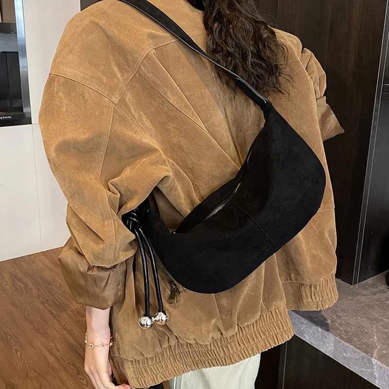 LEFTSIDE Women Pu Leather Shoulder Bag 2025 Winter Retro Brand Crossbody Bag Luxury Designer Trend Female Handbags and Purses