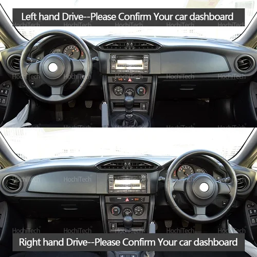 Imagen 2 del producto Cubierta de tablero para Toyota 86 GT86 ZN6 Scion FRS Subaru BRZ 2012-20 almohadilla antideslizante parasol cojín protector solar accesorios antideslizantes