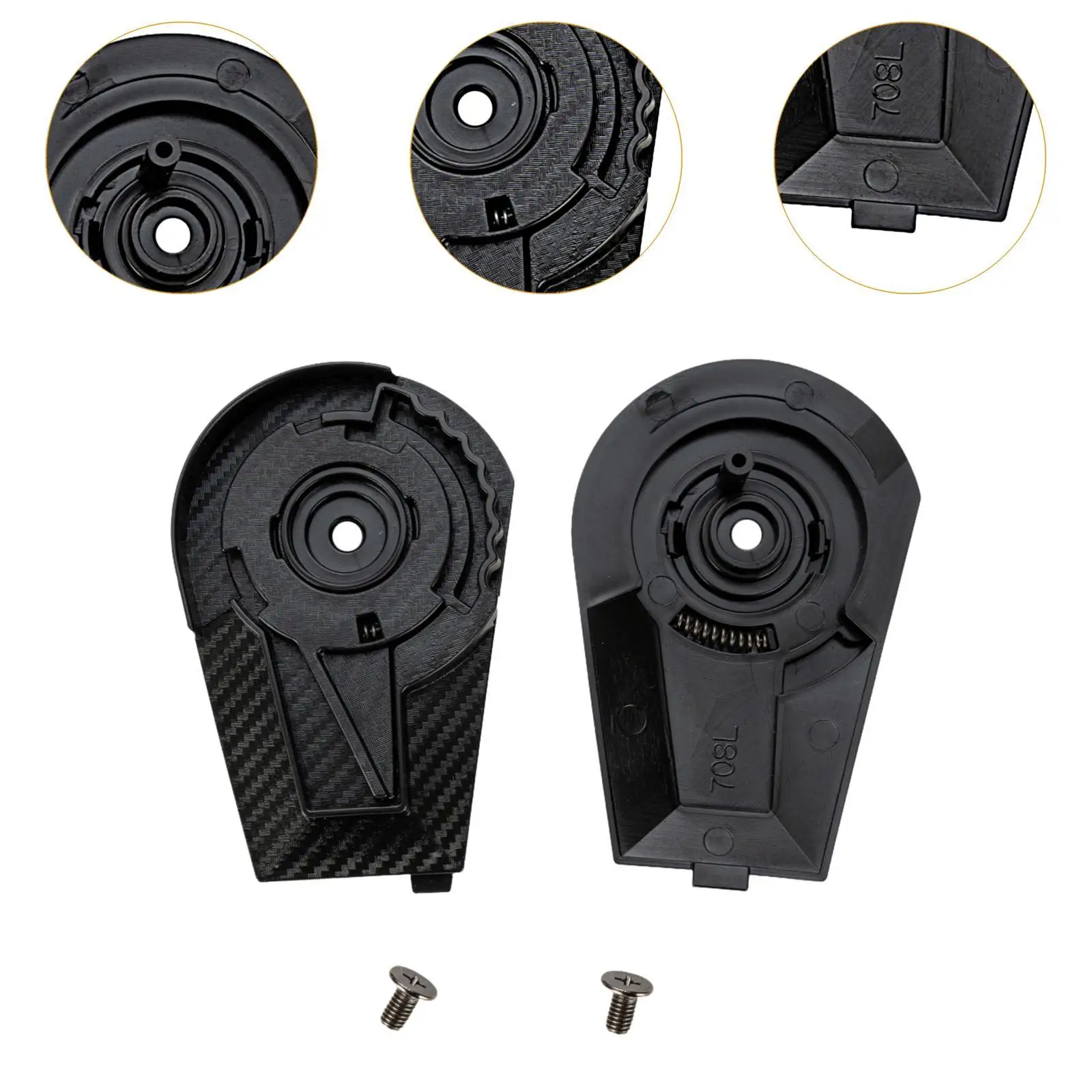 Motorcycle Helmet Lens Fixing Base High Performance Easy Install Visor Mount for SEC 708 Helmet Accessories