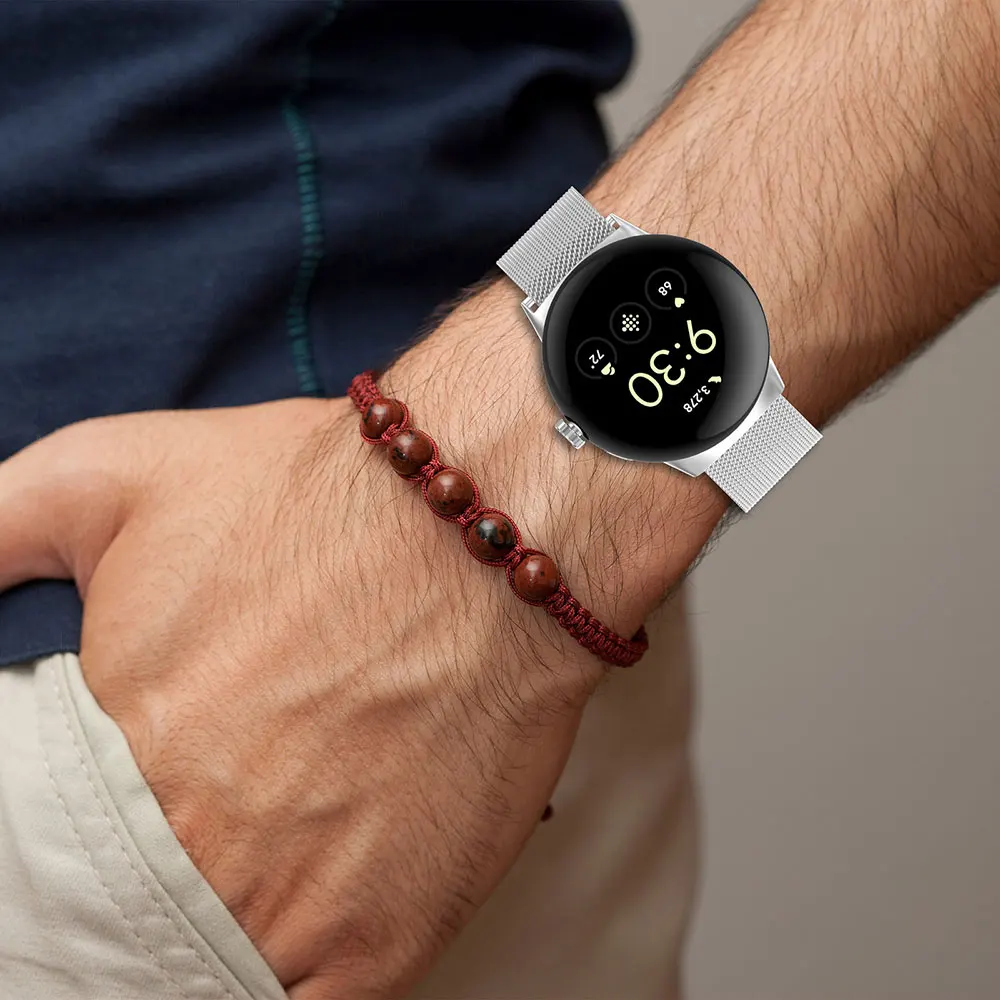 Магнитный ремешок из нержавеющей стали для Google Pixel Watch 3, 41 мм/45 мм, браслет Correa