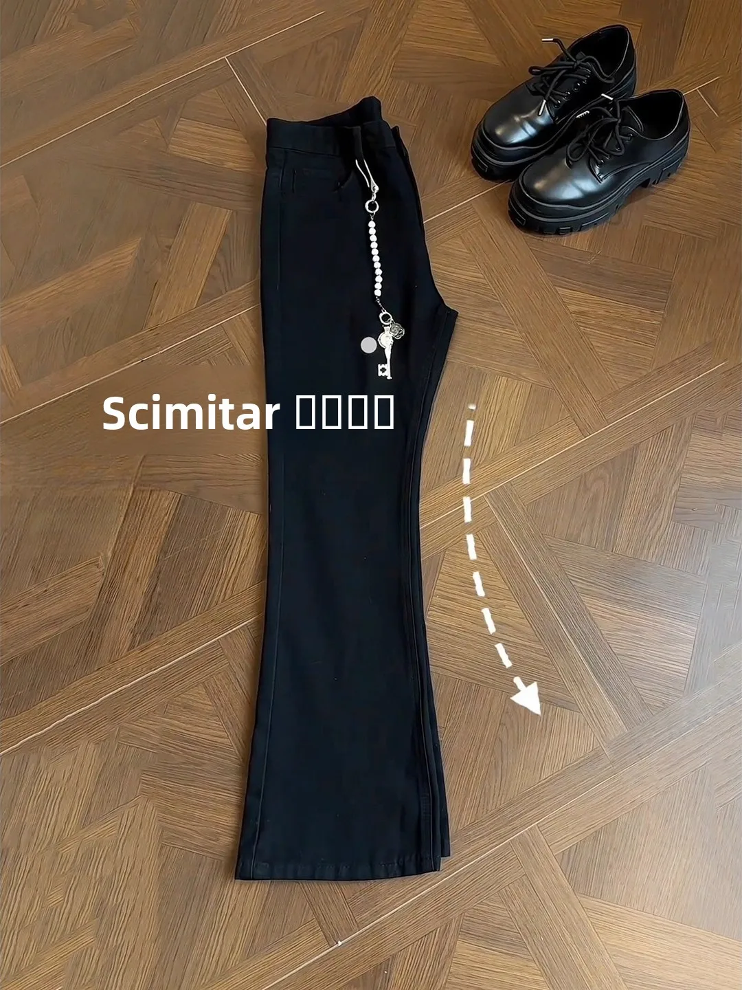 

Bla Fce Lined Elastic Waist Slimming High Waist Bootcut Jeans Men's Autumn Winter Denim Pants Straight Leg Loose Fit Jeans