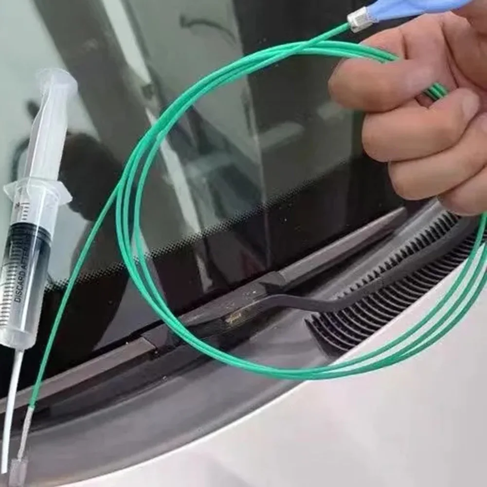 3MUpgraded Car Sunroof Drain Cleaning Tools Brush Pipe Cleaner Thin Unblocker Sunroof Windshield Wiper Drainage Holes