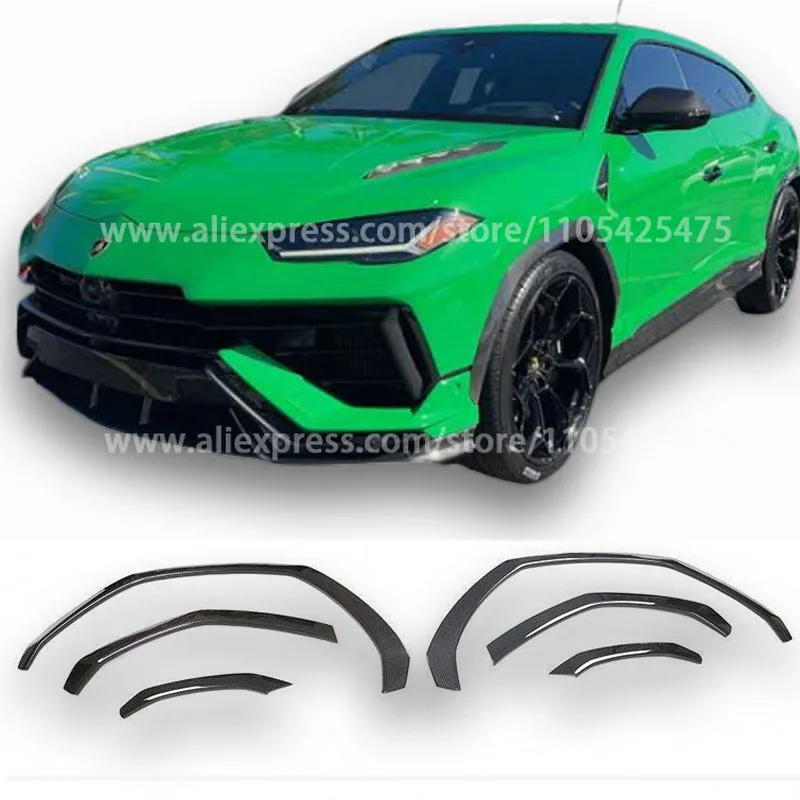 

Modify Luxury Dry Carbon Fiber Car Wheel Fender Flare for Lamborghini Urus Sport Utility 4-Door 2018-2021 Body kit FenderTrim