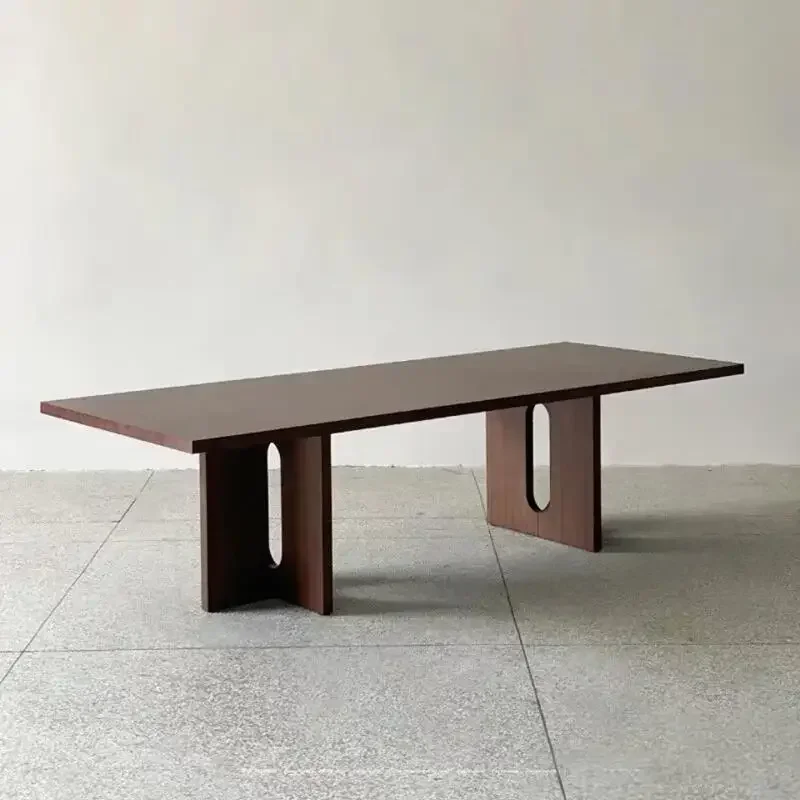 Food Outdoor Dining Table Nordic Modern Nigeria Salon Serving Dining Table Luxury Makeup Salon Serving Wood Muebles Furniture