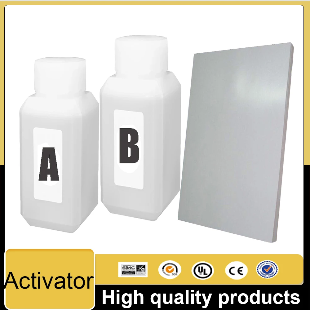 

Vilaxh 100ml Activator A and Activator B + 10 Water Transfer Printing Film Activator, Water Transfer Printing Film Activator